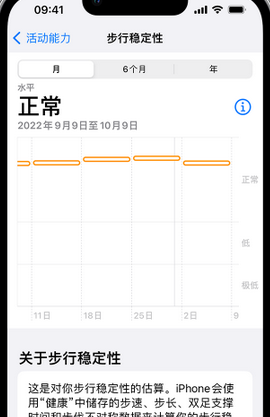 碾子山iPhone手机维修如何在iPhone开启'步行稳定性通知'