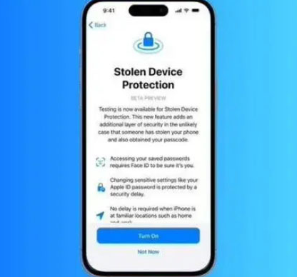 碾子山苹果授权维修店分享被盗设备保护功能开启方法