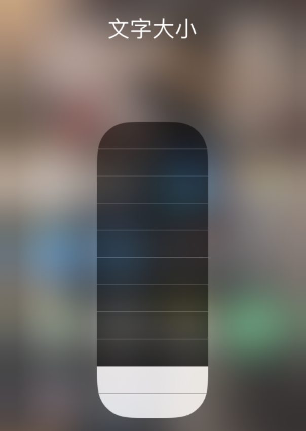 碾子山苹果手机维修分享小技巧：在 iPhone 控制中心快速调节字体大小 